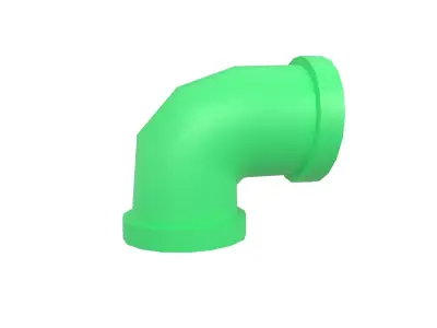 Pipe v7 006 Low-poly 3D model