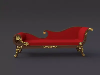 sofa 3d model for cnc machines 3D model