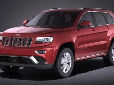 Jeep Grand Cherokee 2016 VRAY 3D model
