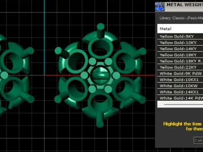 SOLITAIRE DIAMOND EARRING 3D PRINTABLE MODEL  3D print model