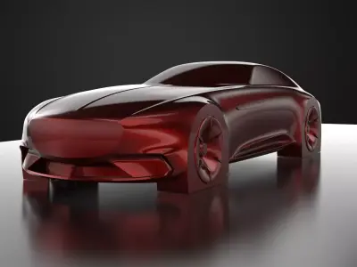 Mercedes Maybach Vision 6 Concept Car Speedform Automotive Art 3D model