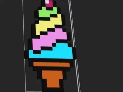 Ice cream Free 3D model