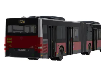 City Bus  Low-poly 3D model