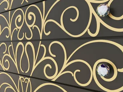 Roberto Ventura W80 chest of drawers 3D model