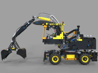 Lego loader 3D model