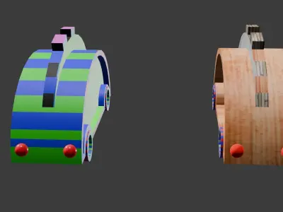 CARTOON  CAR  3D print model