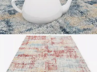 Rugs No 1060 Low-poly 3D model