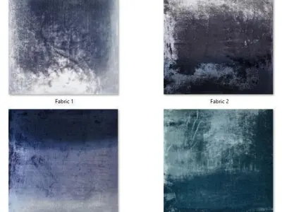 Decorative Pillows set 07  3D model