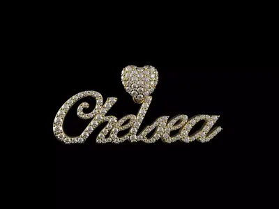 Name pendant Chelsea 3D print model