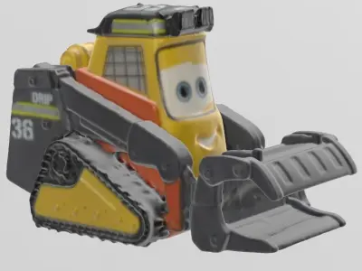 Tracteur Cars  3D print model