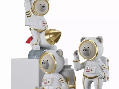 Decorative Astronaut3 3D model