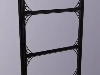 Machine TankFrame Low-poly 3D model