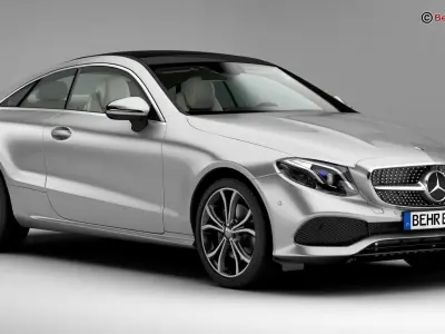 Mercedes E Class Coupe 2017 3D model