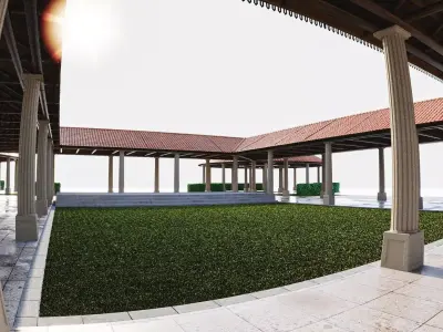 Outdoor Hall 3D model