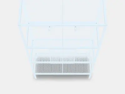 BAGGEBO shelving unit 1 3D model