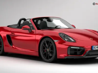 Porsche Boxster GTS 2015 3D model