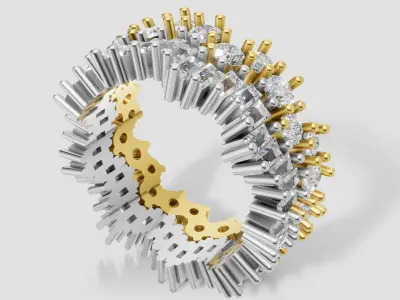 Ring Thorn 3D print model C91 3D print model