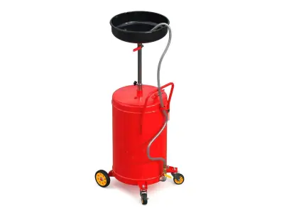 Garage Air Discharge Waste Oil Drainer 3D model