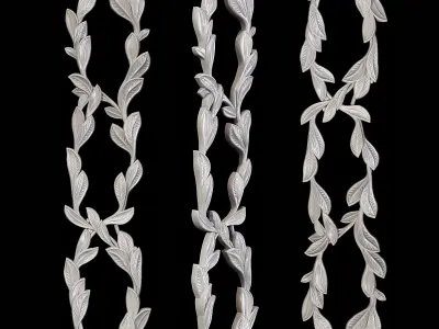 Classic carved 087 3D model