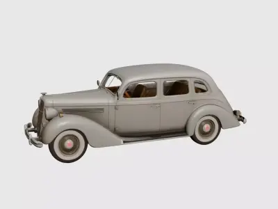 1930s Early Vintage Sedan 3D model 3D model