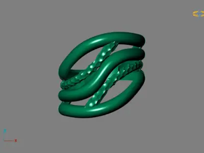 Fancy Womens Rings Plain Rings Ready STL 3DM Models Rings 3D print model 10