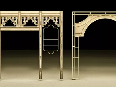Modern Arch 3D model