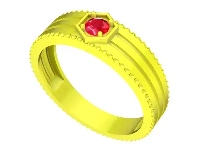 6214 Luxury Wedding ring  3D print model