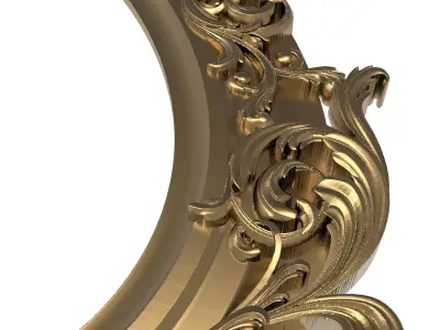 Carved Picture Frame 3D model
