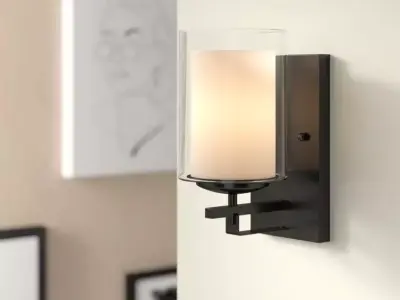 Coro Jotham Armed Sconce - 2 Colour Free 3D model