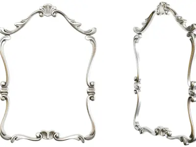 Classic frame 01 3D model purchase