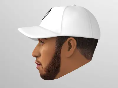 Lewis Hamilton 3D model
