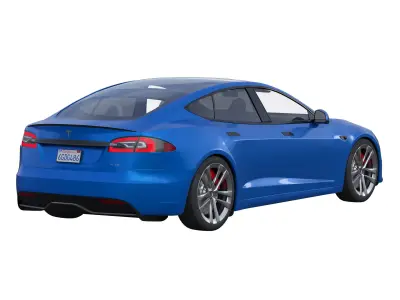 Tesla model S 2021 PLAID 3D model