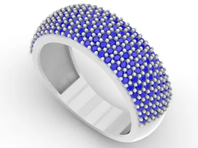 Jewelry Diamond Ring Model RG39 Free 3D print model