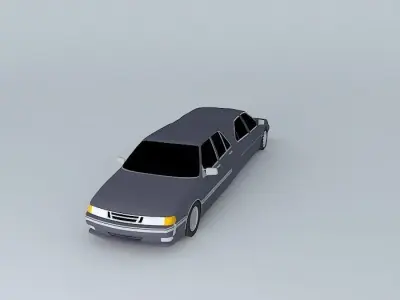 Top Gear  James May's Alfa Saab Limo Free 3D model