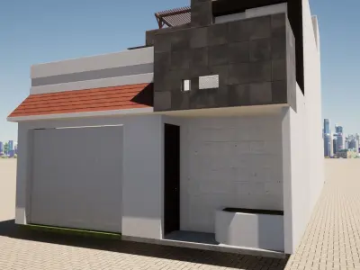Modern House Mod Peninsula Casa Moderna 3D model