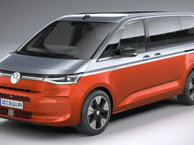 Volkswagen Multivan 2022 3D model
