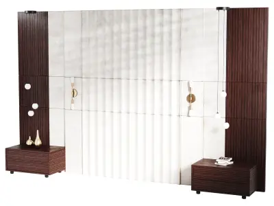 Decorative Wall panel  48 3D model
