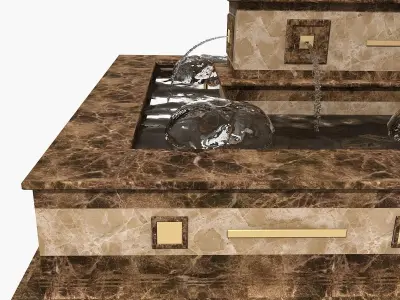 Fountain 02 3D model