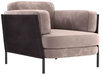 Shelley armchair by Minotti 3D model