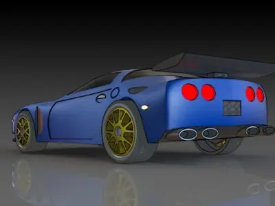 Chevrolet Corvette Free 3D print model