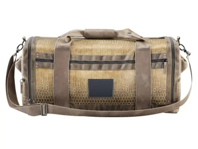 Leather Duffle Bag 3D model