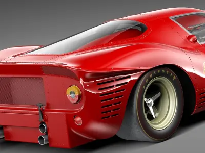 Ferrari p330 P3 1966 3D model