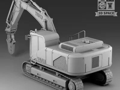 building disassembly machine 3D print model