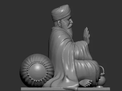 Guru Nanak 3D print model
