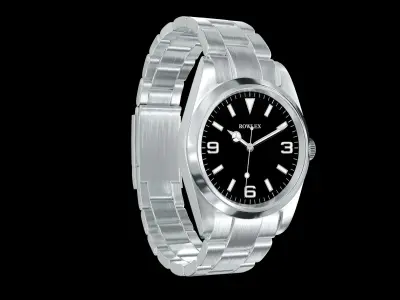 Rowlex - Steel Low-poly 3D model