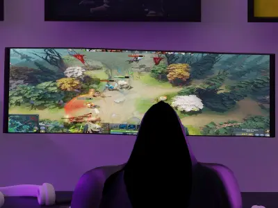 Gaming Room 3D print model