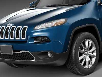 Jeep Cherokee Limited 2014 3D model