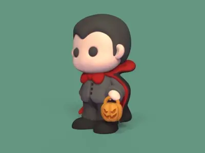 Vampire Toy 3D print model