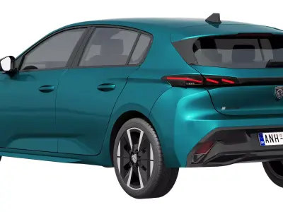 Peugeot 308 2026 3D model
