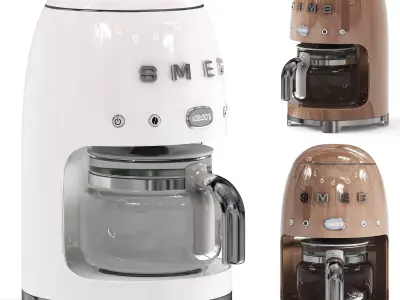 SMEG Drip Coffee Machine 3D model